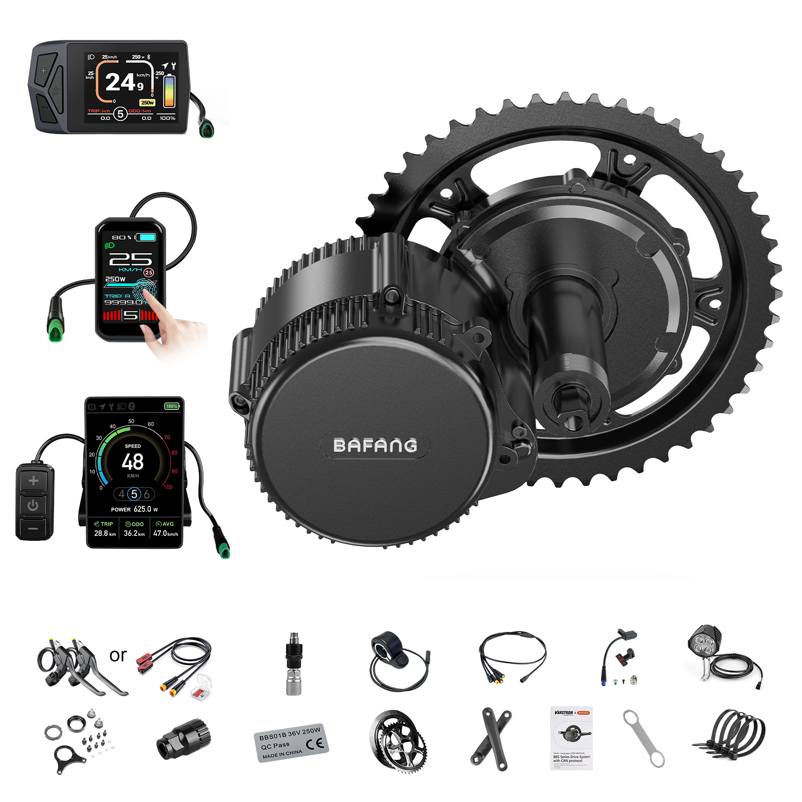 Mid Drive Motor Kit 52V 1000W - [Lokale verzending VS] Bafang Motor 750W