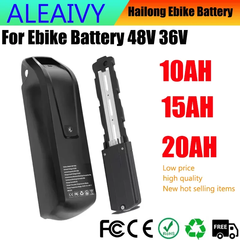 Ebike Battery 48V 20Ah Hailong - Voor Hailong EBike Batterij 36V 48V