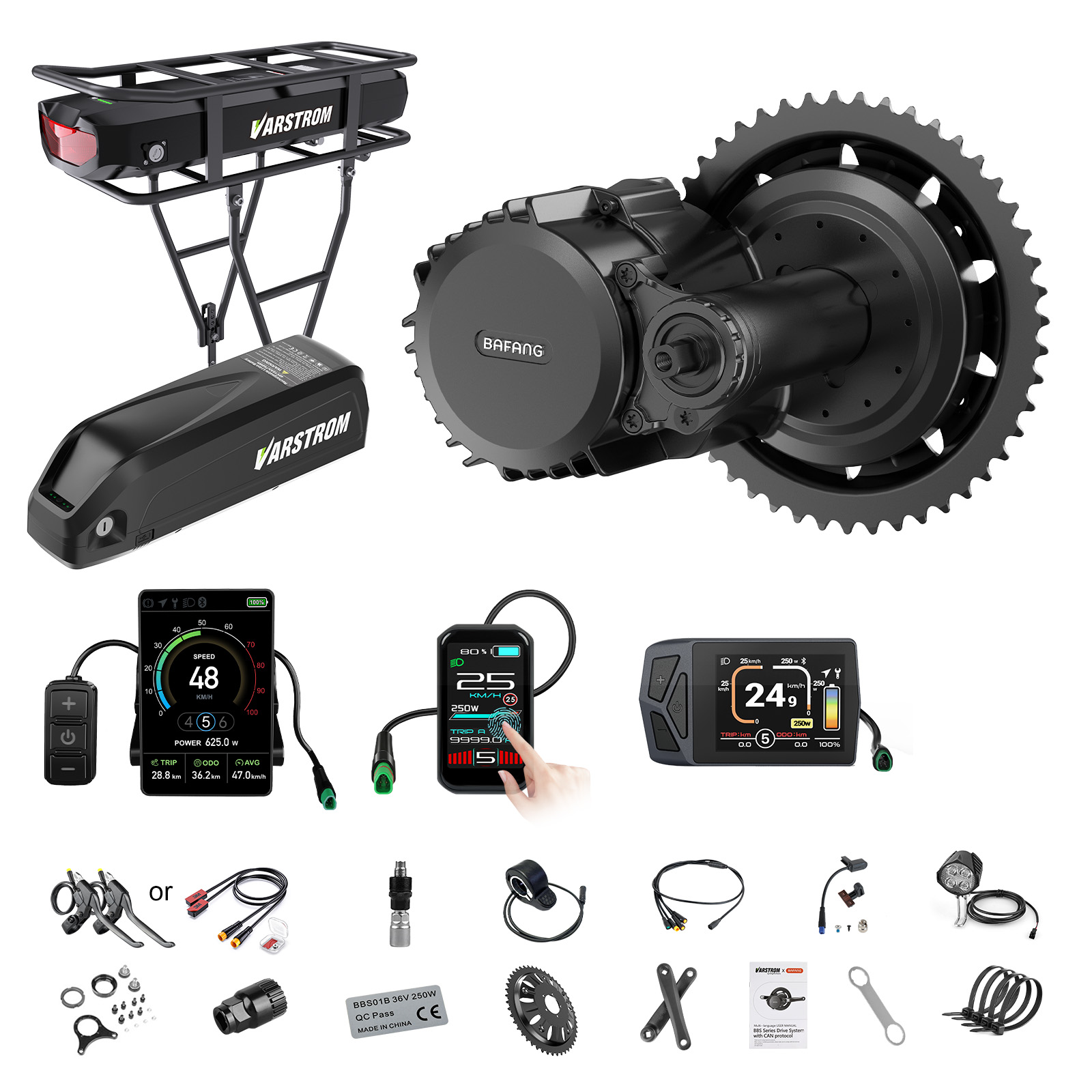 Mid Drive Motor Kit 52V 1000W - [Verzending naar de VS] Bafang Motor