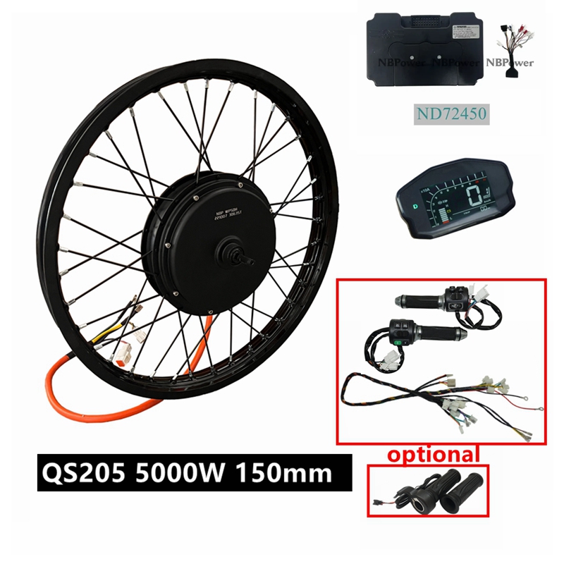 Ebike Conversion Kit 72V 3000W - NBpower/QS205 V3 72V 5000W E-bike kit