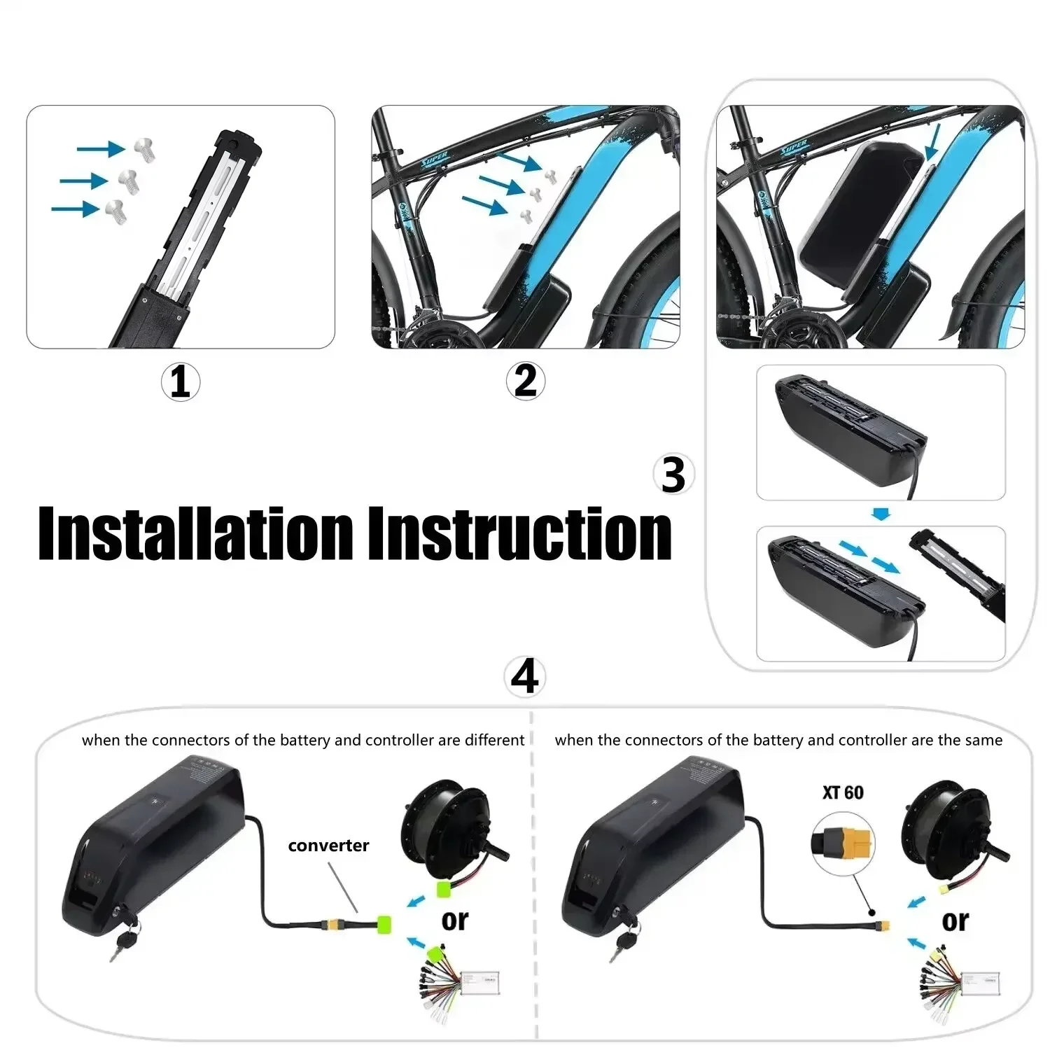 Voor Hailong EBike Batterij 36 - Ebike Battery 48V 20Ah Hailong recensie en prijs