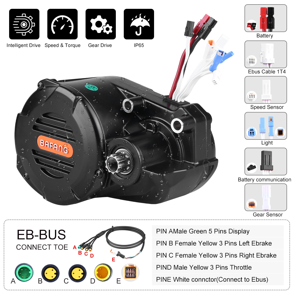 Risunmotor M620 G510 48V 52V 1 - Mid Drive Motor Kit 52V 1000W recensie en prijs