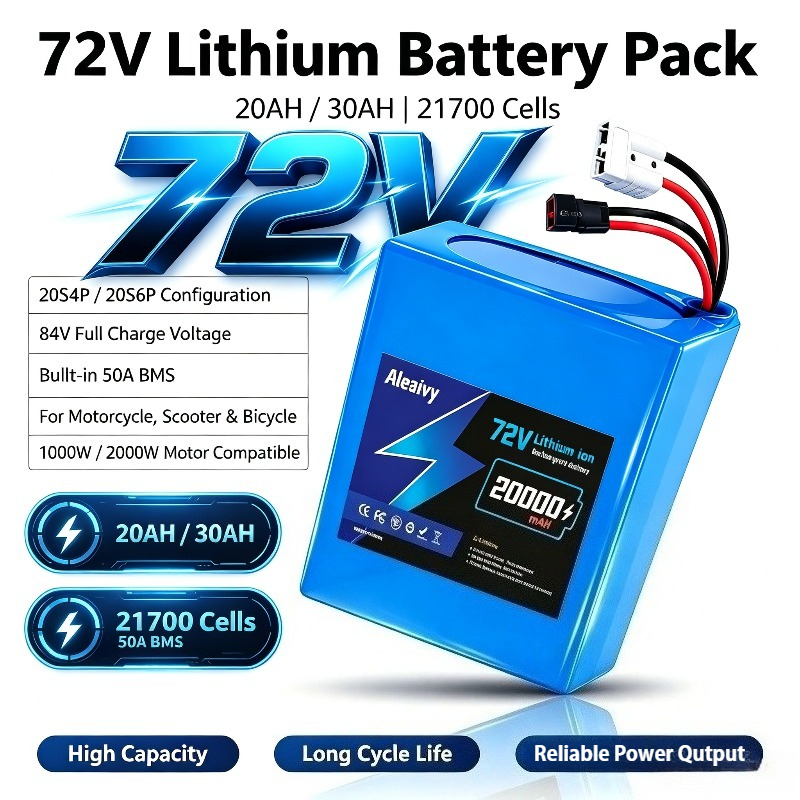 72V Batterij 20S4P 20AH 20S6P  - Electric Bicycle Battery 72V 30Ah recensie en prijs