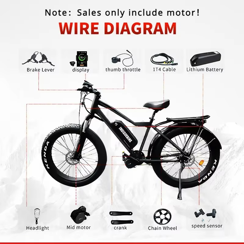 BAFANG 1000W BBSHD Mid Drive M - Mid Drive Motor Kit 52V 1000W recensie en prijs
